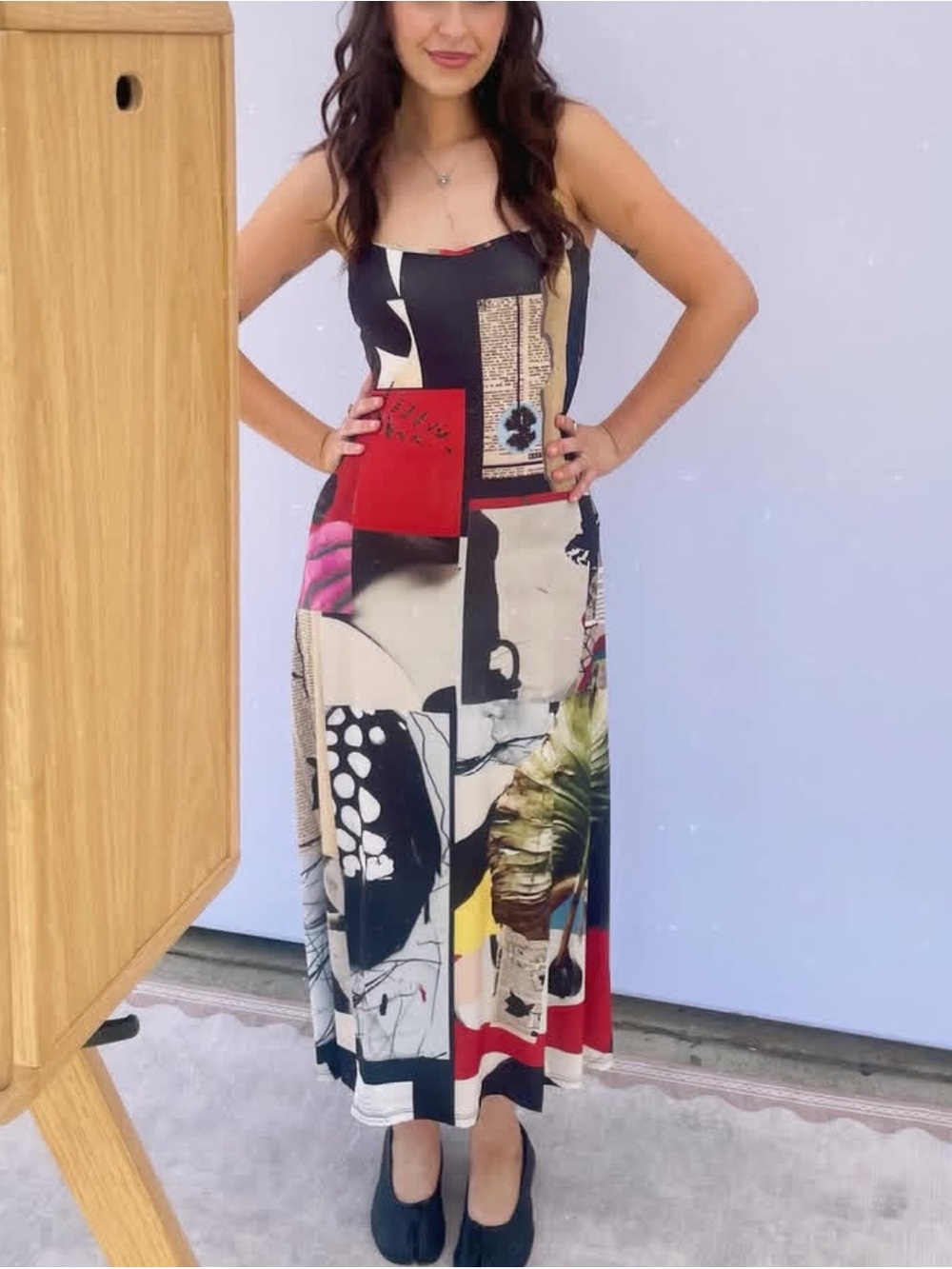 Desigual Christian Lacroix Printed Midi Dress Sz XS